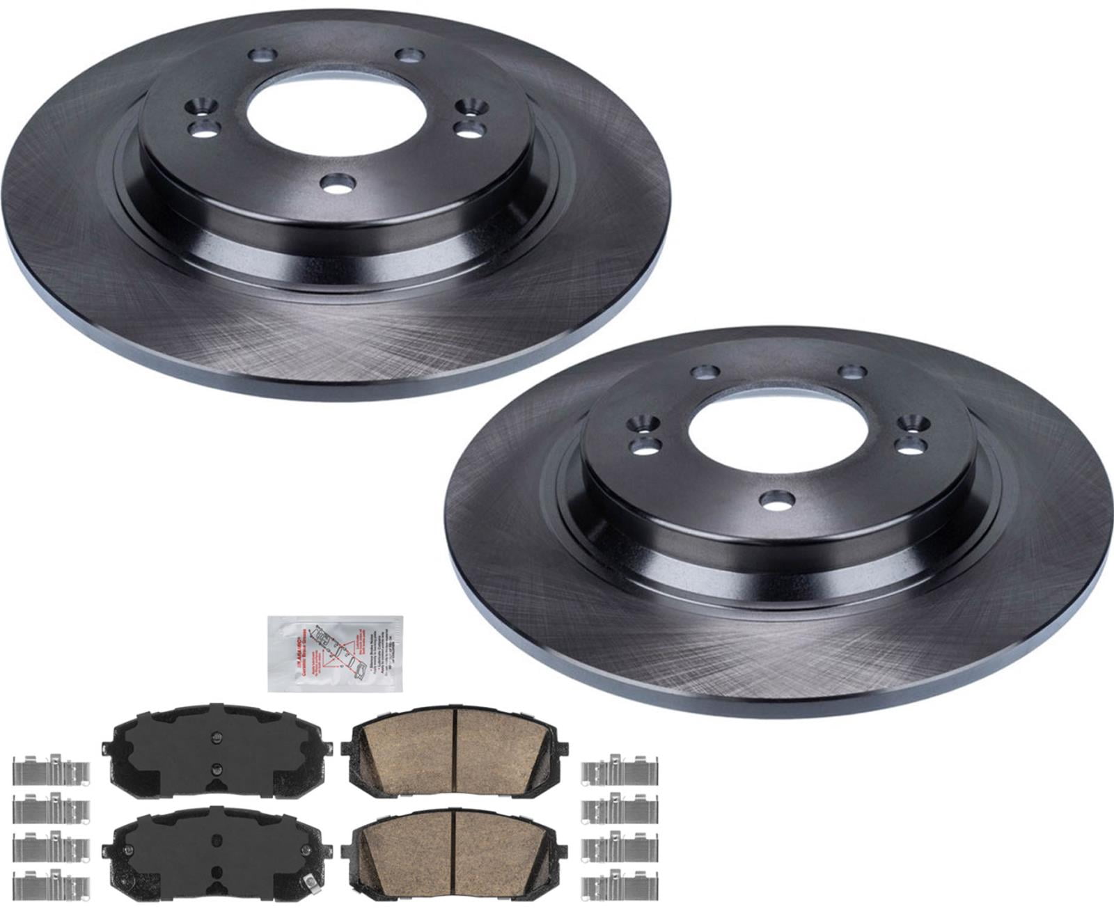 Front Coated Brake Rotors Ceramic Pads For Hyundai Sonata 2020-2023 SE ...
