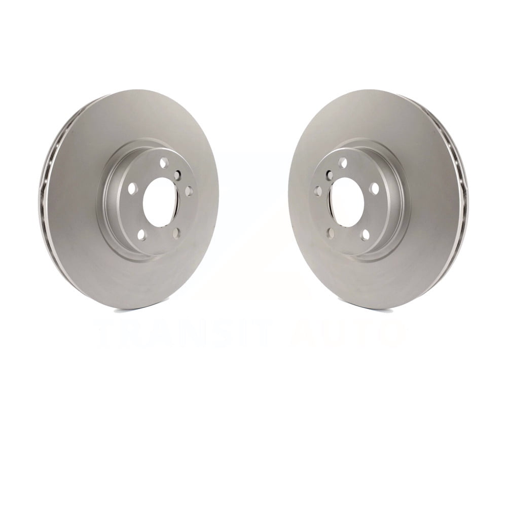 Genius Front Coated Disc Brake Rotors Pair for Car BMW X5 X6 KG 