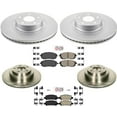 thumbnail image 1 of Front Coated Rotors & Rear Rotors & Brake Pads For Subaru Legacy 3.0L 2008-2009, 1 of 13