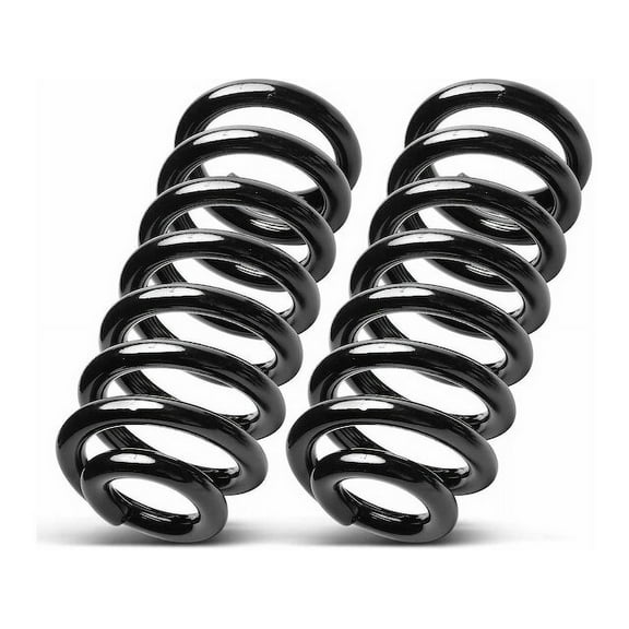 Front Coil Spring Set 2 - Compatible with 1963 - 1966 Chevy C20 Pickup Base 1964 1965