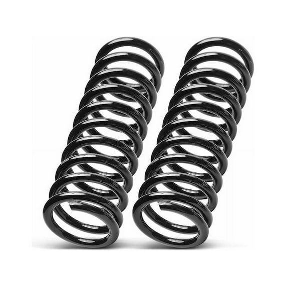 Front Coil Spring Set 2 - Compatible with 1965 - 1967 Pontiac GTO Base - Autopart Premium