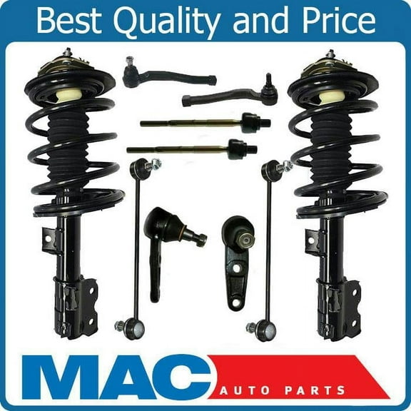 Front Coil Spring Strut Ball Joints Tie Rod Stabilizer Links Fits 2004-2011 Aveo