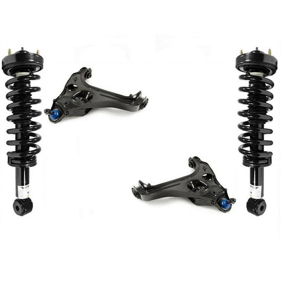 Front Coil Spring Struts Control Arms For Expedition 07-13 W Passive Suspension