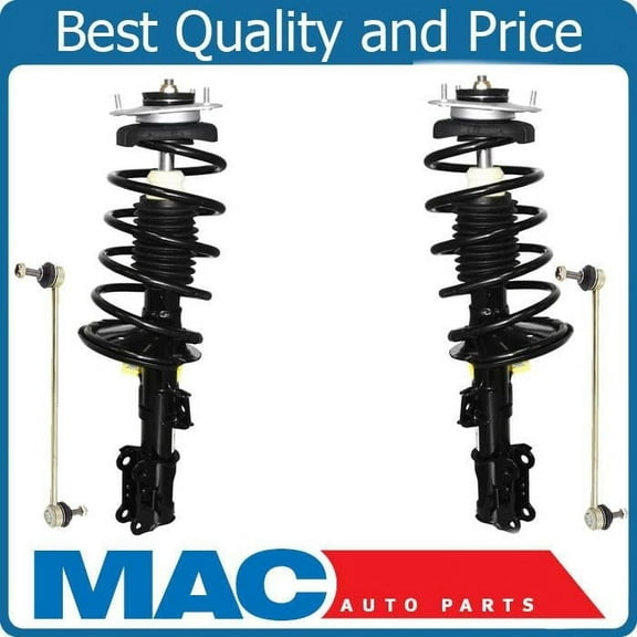 Front Coil Spring Struts Sway Links For Volvo 01-02 V70 XC / 03-07 XC70 4Pc