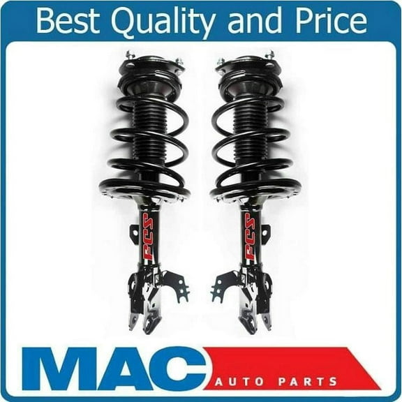 Front Complete Coil Spring Struts Fits 12-14 Camry 2.5L SE Model 1333375L & R