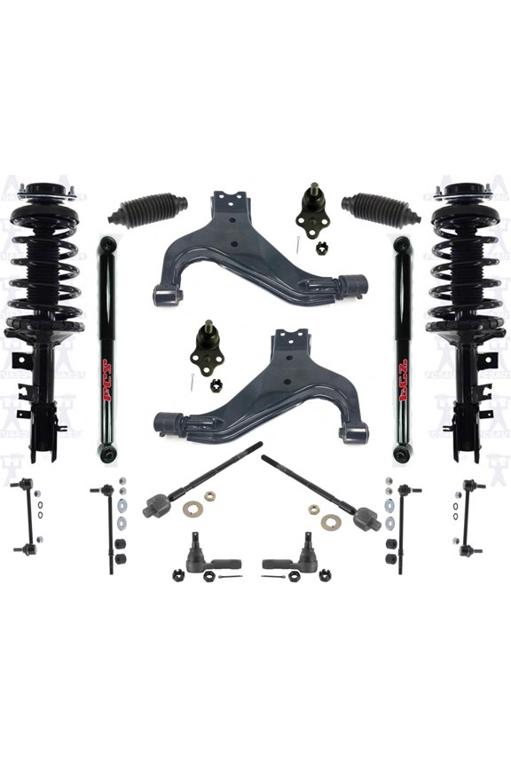 Front Complete Coil Spring Struts for 1996 1997 Nissan Pathfinder 18p Master Kit