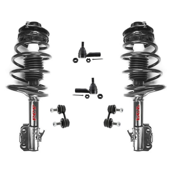 Front Complete Coil Spring Struts for Toyota Camry 95-96 2.2L 4Cyl 6pc Kit