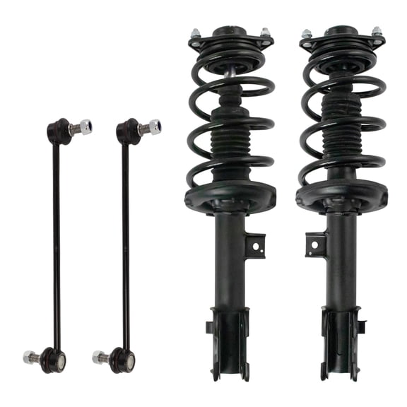 Front Complete Quick Loaded Strut Spring Assembly Sway Bar Link Kit Set 4pc SCA34391