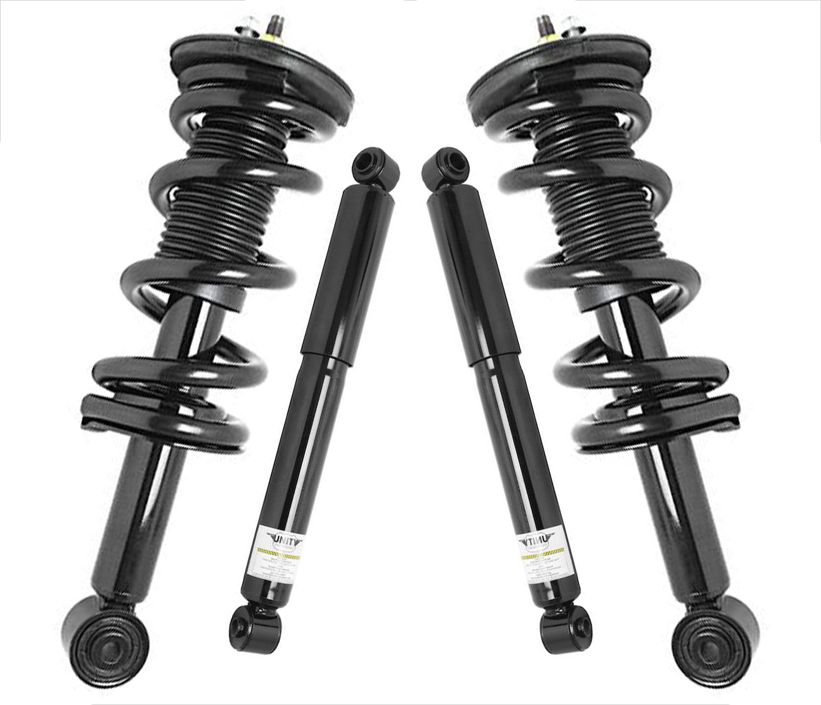 Front Complete Spring Struts + Shocks Fits1219 Nissan NV1500 2500 4Pc
