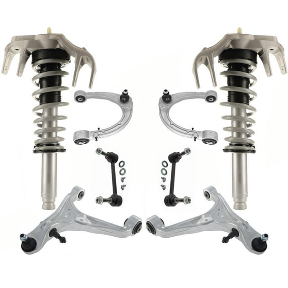 Front Complete Strut Control Arms Links For Cadillac CTS All Wheel Drive 08-14