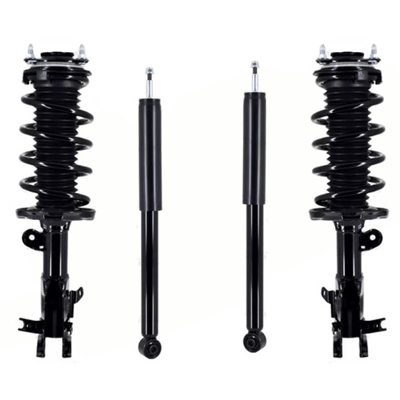 Front Complete Struts Assembly & Rear Shocks For Honda Civic SI Coupe 2012-2013