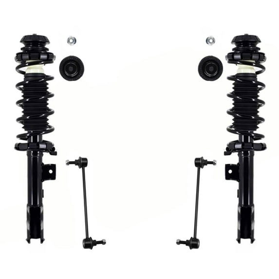 Front Complete Struts Assembly W Coil Spring & Links For Nissan Kicks 2018-2019