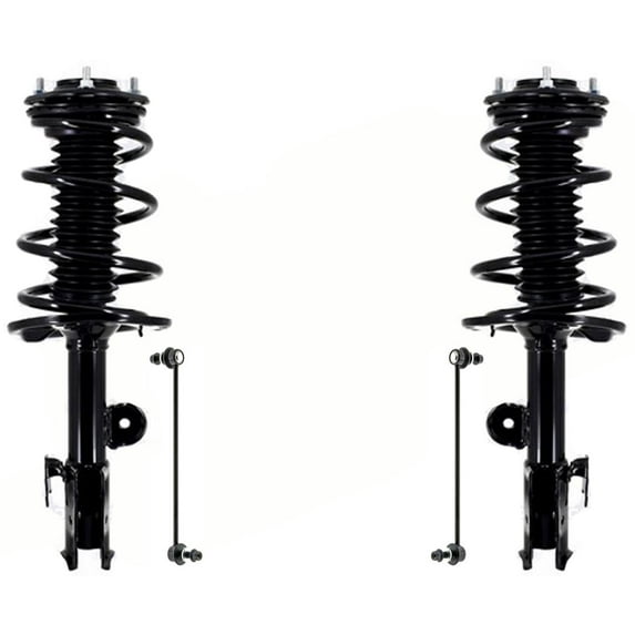 Front Complete Struts Coil Springs & Sway Bar Links For 2015-2017 Lexus NX200T