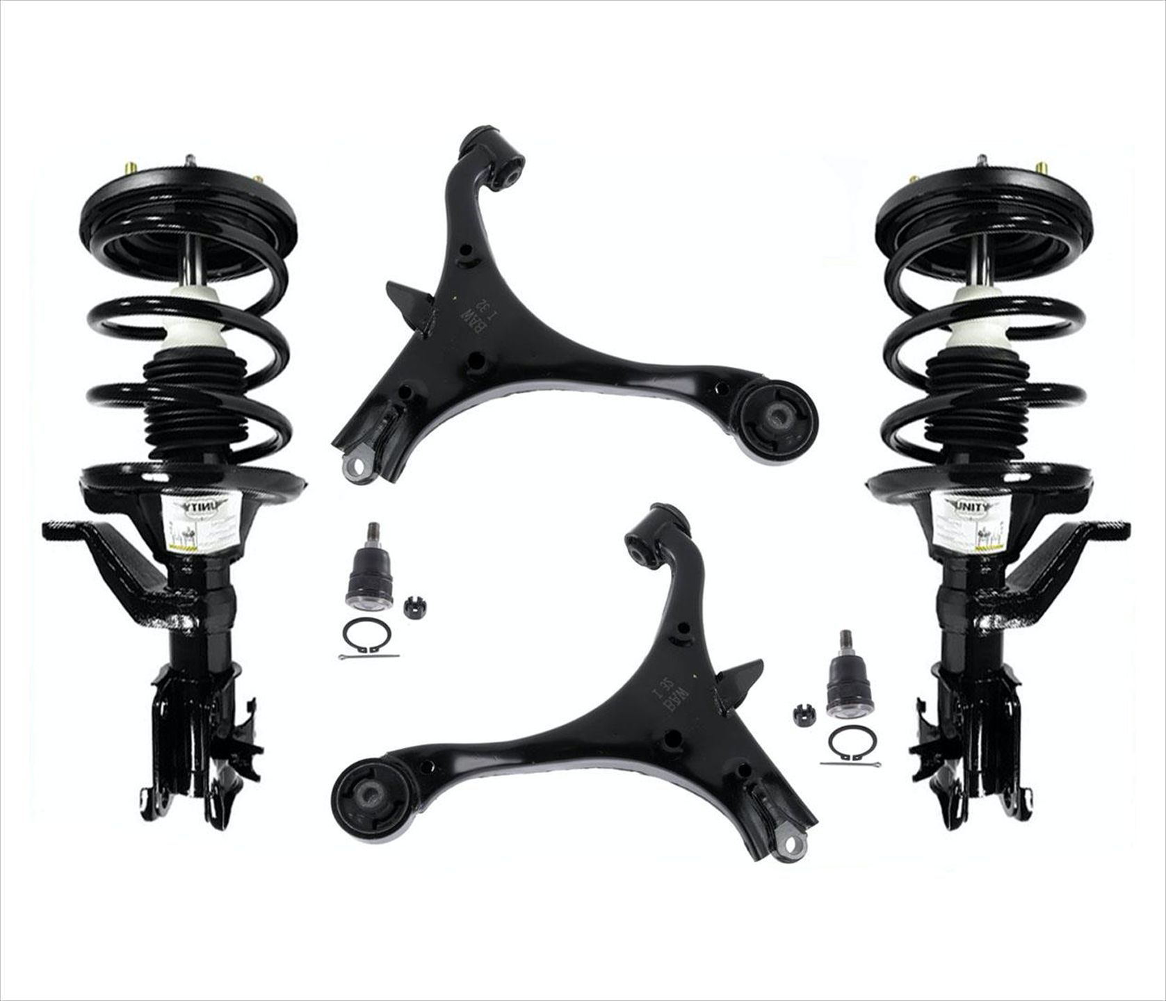 Front Complete Struts Control Arms & Ball Joints for Honda Civic 1.7L 0305