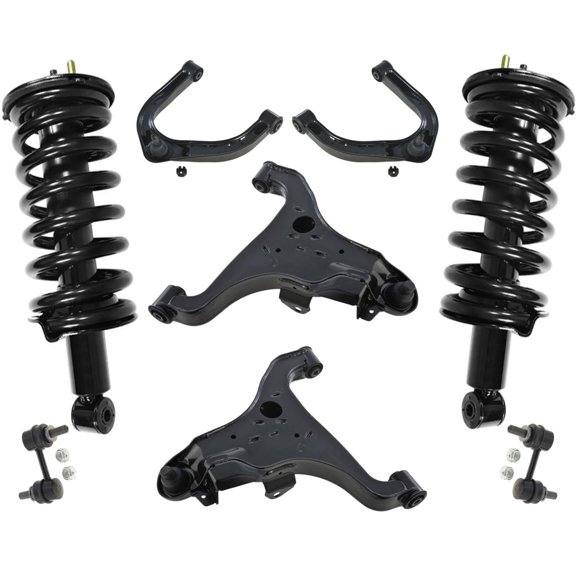 Front Complete Struts Control Arms Links For Nissan Titan 17-19 4 Wheel Drive