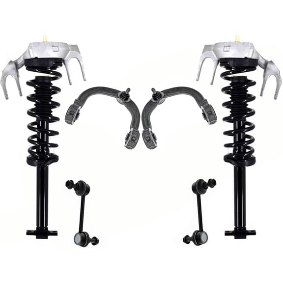 Front Complete Struts Control Arms Sway Bar BJ For Cadillac CTS 2003-2007 FE-1