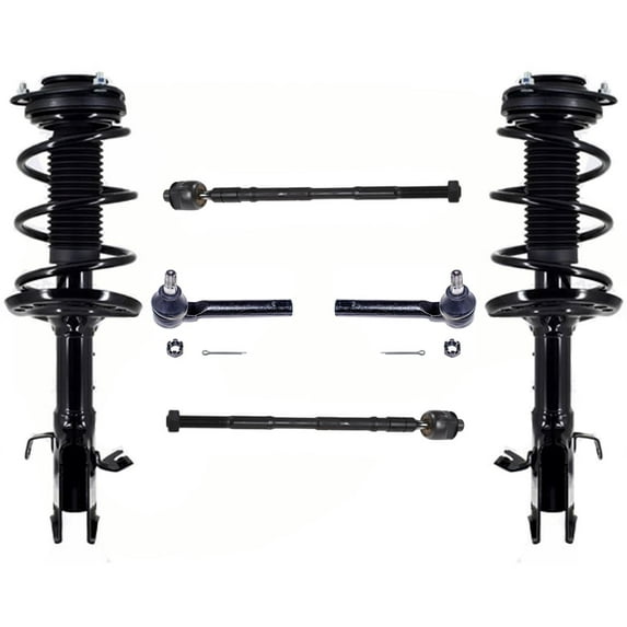 Front Complete Struts Inner & Outer Tie Rods For 2018-2020 Subaru Crosstrek