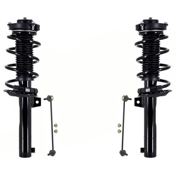 Front Complete Struts & Links For Audi Q3 15-18 Excludes Electronic Suspension