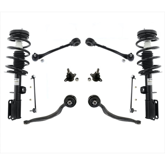 Front Complete Struts Lower Control Arms BJ & Links Fits 2000-2006 BMW X5