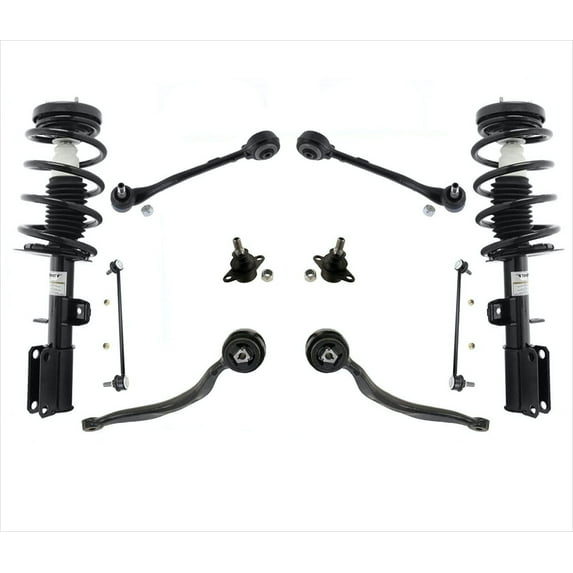 Front Complete Struts Lower Control Arms BJ & Links Fits 2000-2006 BMW X5