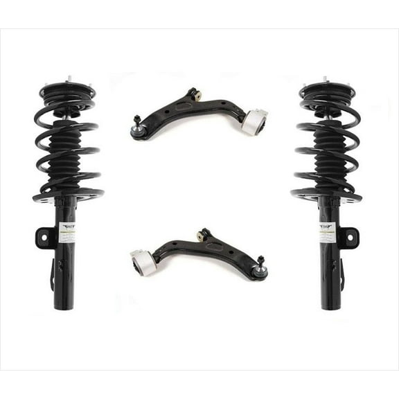 Front Complete Struts & Lower Control Arms For Ford Flex 10-12 Non Turbo Models
