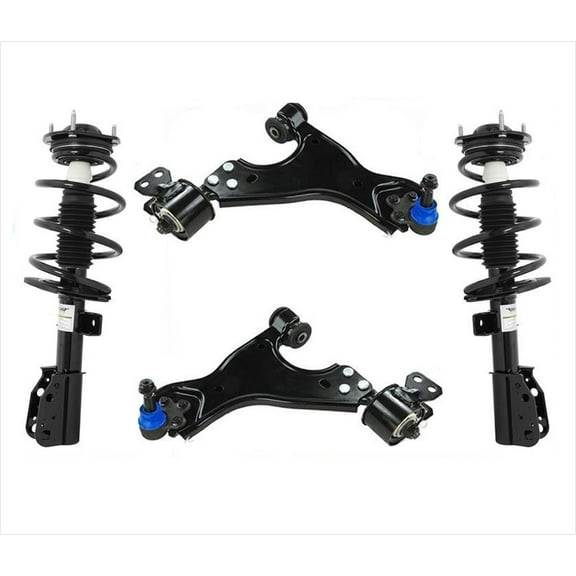Front Complete Struts & Lower Control Arms For GMC Acadia Chevy Traverse 13-15