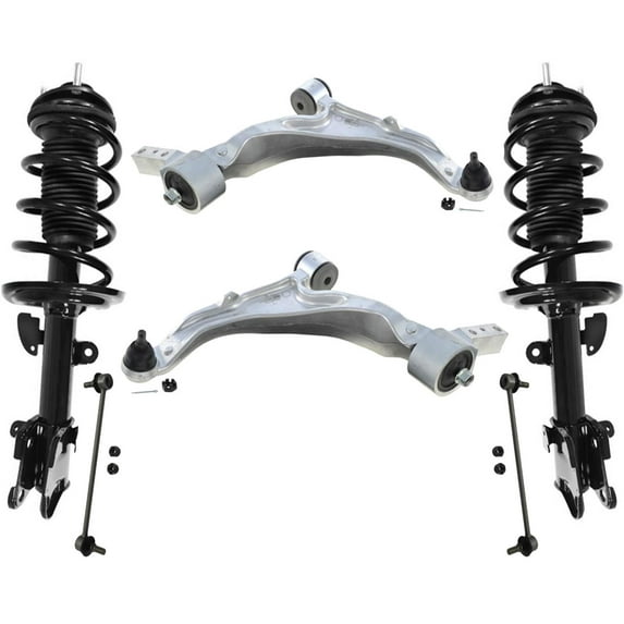 Front Complete Struts Lower Control Arms & Links For Acura MDX 2007-2013
