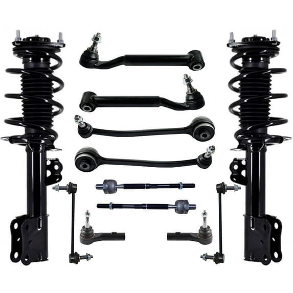 Front Complete Struts Lower Control Arms & Links For Ford Mustang 2.3L 2015-19