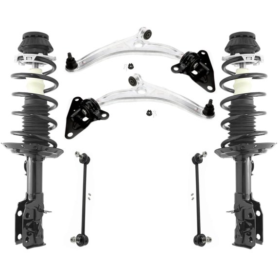 Front Complete Struts Lower Control Arms & Sway Bar Links For Honda CR-Z 11-15