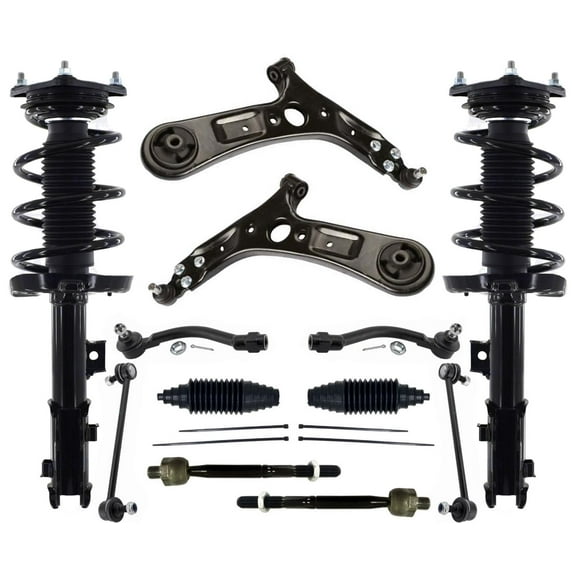 Front Complete Struts Lower Control Arms Tie Rods & Links For Kia Soul 14-2019