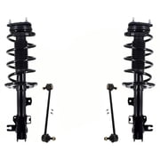 Front Complete Struts W/ Coil Springs & Sway Bar Links For Mazda CX-5 2017-2020
