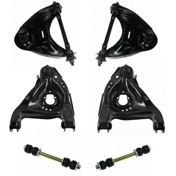 Front Control Arm Ball Joint Stabilizer Sway Bar Link Suspension Kit Set 6pc 2WD PSA65469