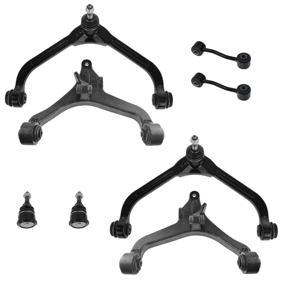 Front Control Arm Ball Joint Stabilizer Sway Bar Link Suspension Kit Set 8pc PSA32056