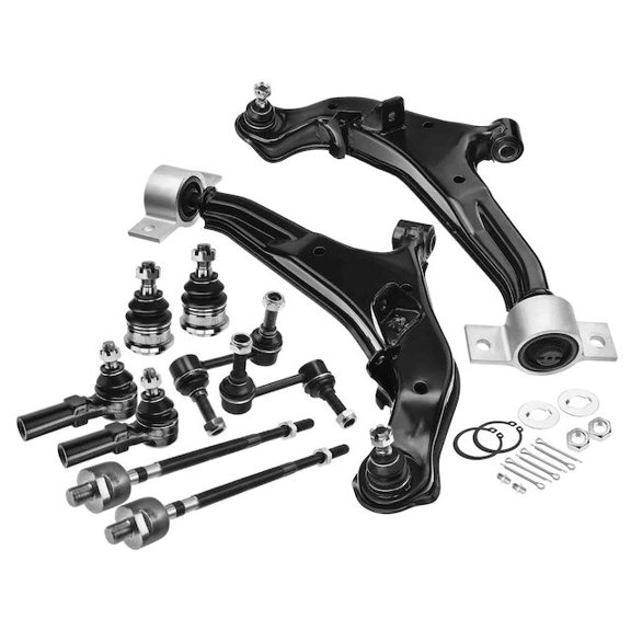 Front Control Arm Ball Joint Sway Bar Link Kit 10 - Compatible with 2000 - 2003 Nissan Maxima - Autopart Premium