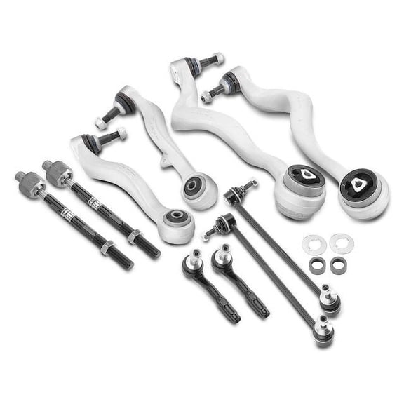 Front Control Arm Ball Joint Sway Bar Link Kit 10 - Compatible with 2004 - 2006 BMW 525i Base 2005