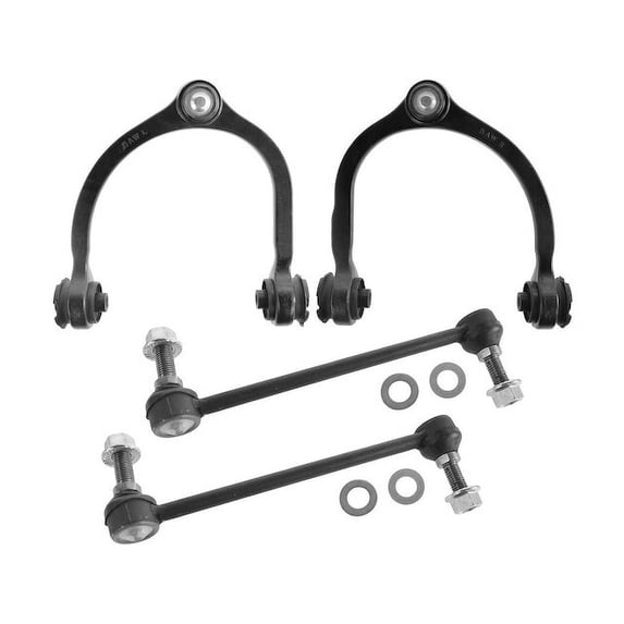 Front Control Arm Ball Joint Sway Bar Link Kit 4 Piece - Compatible with 2007 - 2018 Dodge Charger AWD 2008 2009 2010 2011 2012 2013 2014 2015 2016 2017