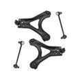 Front Control Arm Ball Joint Sway Bar Link Kit 4 Piece Compatible