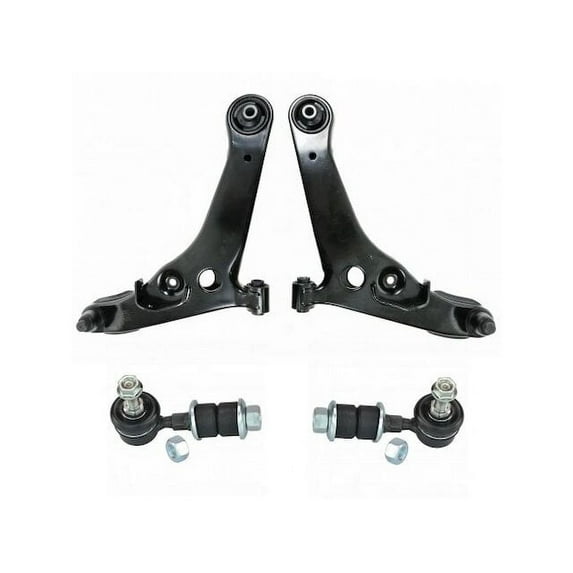 Front Control Arm Ball Joint Sway Bar Link Kit 4 Piece - Compatible with 2003 - 2006 Mitsubishi Outlander LS 2004 2005