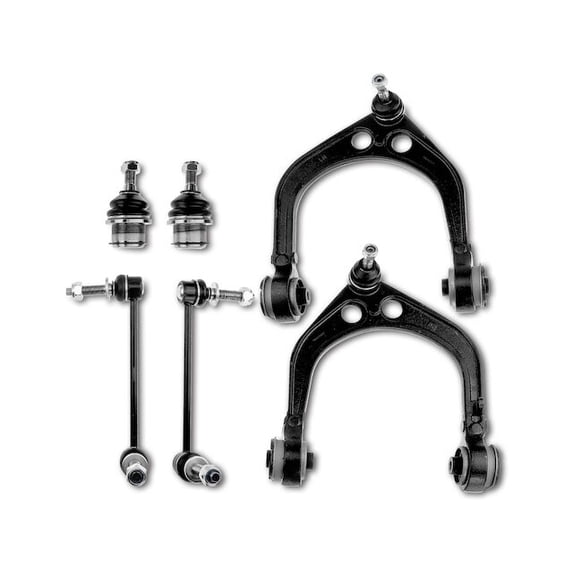Front Control Arm Ball Joint Sway Bar Link Kit 6 - Compatible with 2005 - 2008 Dodge Magnum - Autopart Premium