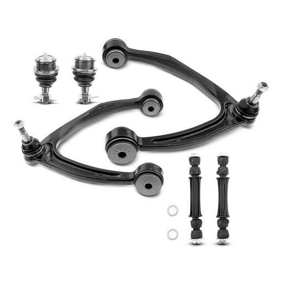 Front Control Arm Ball Joint Sway Bar Link Kit 6 - Compatible with 2007 - 2015 Chevy Silverado 1500 2008 2009 2010 2011 2012 2013 2014