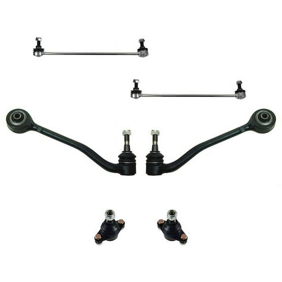 Front Control Arm Ball Joint Sway Bar Link Kit 6 Piece - Compatible with 2000 - 2006 BMW X5 2001 2002 2003 2004 2005