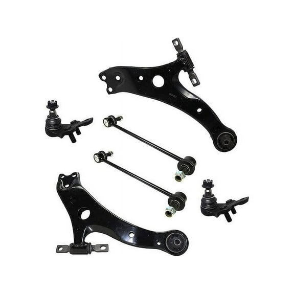 Front Control Arm Ball Joint Sway Bar Link Kit - 6 Piece - Compatible with 2002 - 2006 Toyota Camry 2003 2004 2005