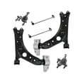 thumbnail image 1 of Front Control Arm Ball Joint Sway Bar Link Kit 6 Piece - Compatible with 2006 - 2013 Audi A3 2007 2008 2009 2010 2011 2012, 1 of 2