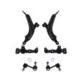 thumbnail image 1 of Front Control Arm Ball Joint Sway Bar Link Kit 6 Piece - Compatible with 2009 - 2015 IS250 Convertible 2010 2011 2012 2013 2014, 1 of 2