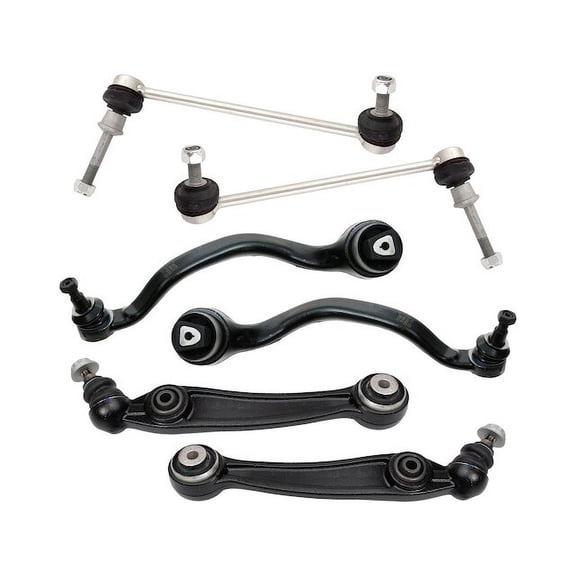Front Control Arm Ball Joint Sway Bar Link Kit 6 Piece - Compatible with 2014 - 2018 BMW X5 2015 2016 2017