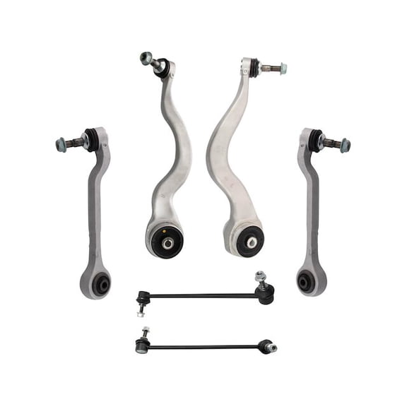 Front Control Arm Ball Joint Sway Bar Link Kit 6 Piece - Compatible with 2017 - 2019 BMW 330i xDrive Wagon 2018