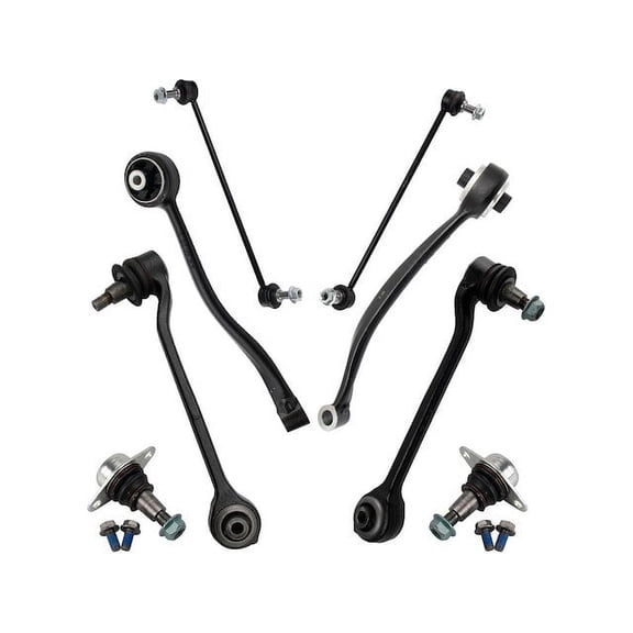 Front Control Arm Ball Joint Sway Bar Link Kit 8 Piece - Compatible with 2015 - 2018 BMW X4 2016 2017
