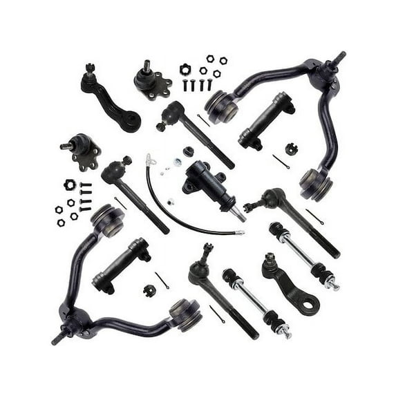 Front Control Arm Ball Joint Sway Bar Link Kit - Compatible with 1993 - 1994 GMC K1500