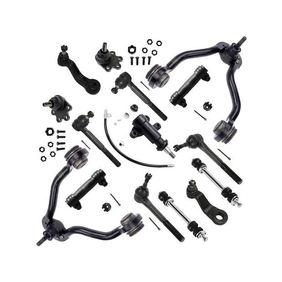Front Control Arm Ball Joint Sway Bar Link Kit - Compatible with 1993 - 1994 GMC Yukon