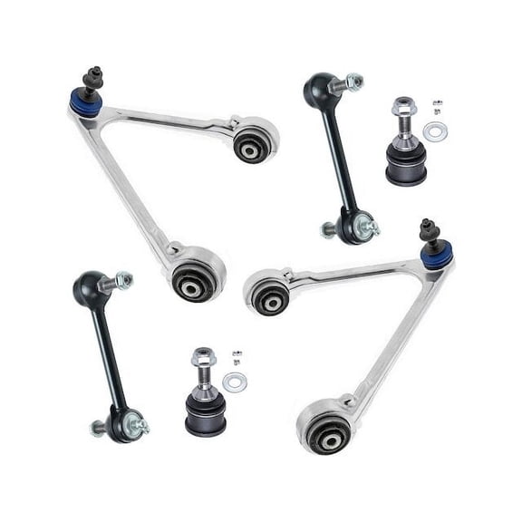 Front Control Arm Ball Joint Sway Bar Link Kit - Compatible with 2002 - 2006 Lincoln LS 2003 2004 2005